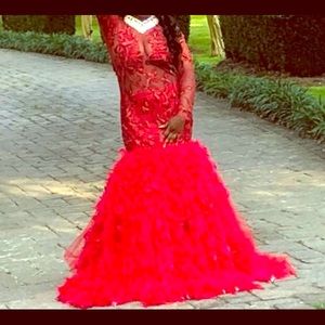 Red formal Dress